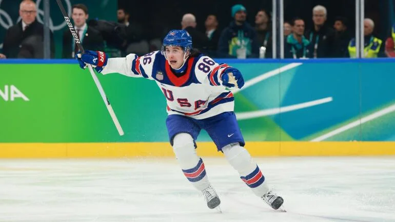 Jack Hughes scores game-winning goal vs. Canada to end USA’s 46-year gold medal drought