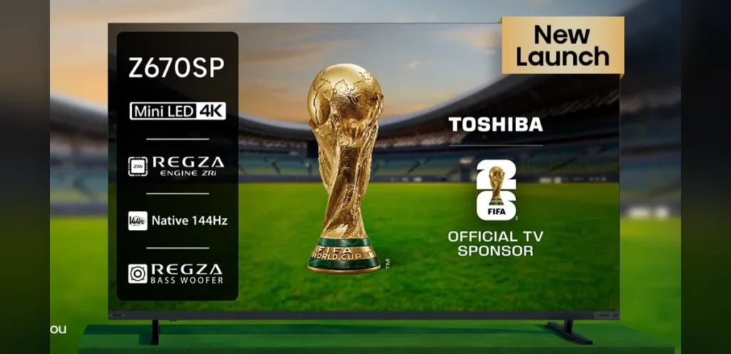Toshiba Unveils Z670SP MiniLED TV Range in India, Offering Screens Up to 100 Inches with 144Hz Refresh Rate: Pricing and Features