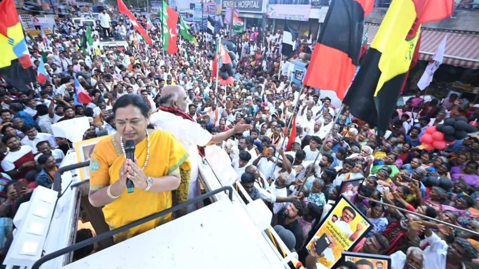 Premalatha Vijayakanth Works to Sustain Late Husband’s Political Heritage and Party in Tamil Nadu