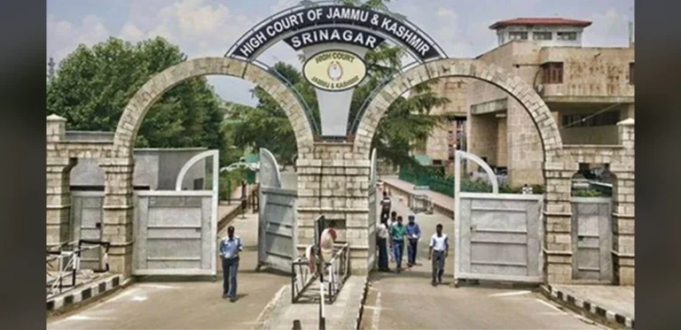 Jammu and Kashmir and Ladakh High Court Collegium Proposes 11 Candidates for Judicial Positions