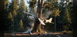Small Aircraft Collides with Tree in Chhattisgarh Forest While Flying Low