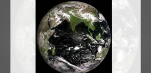 Russian Satellite Captures Earth Image with India in Striking Green Hue, Drawing Online Reactions
