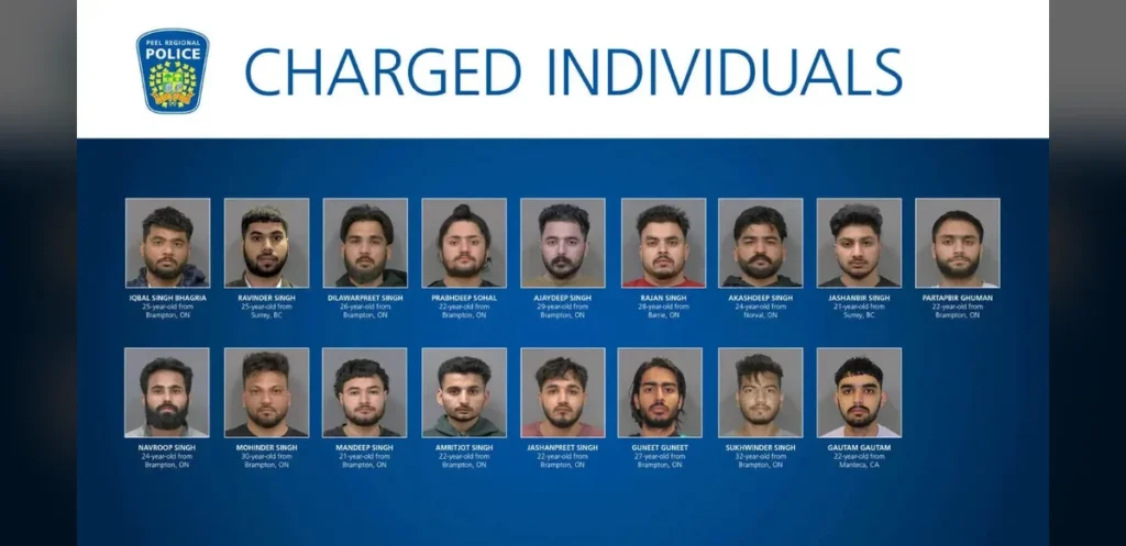 Canadian Police Dismantle ‘For Brothers’ Extortion Network, Charge 17 Non-Canadians