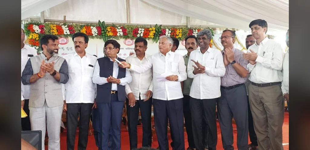 Foundation Stone Laid for Road Over Bridge at Ajjampura