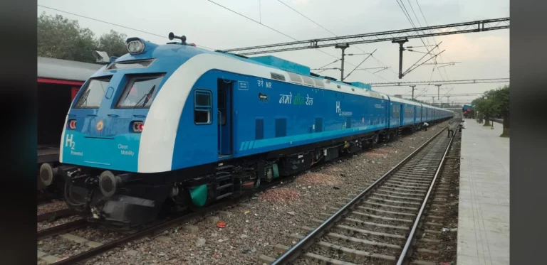 India’s First Hydrogen Train Completes Delhi-Jind Trial Run Before Launch
