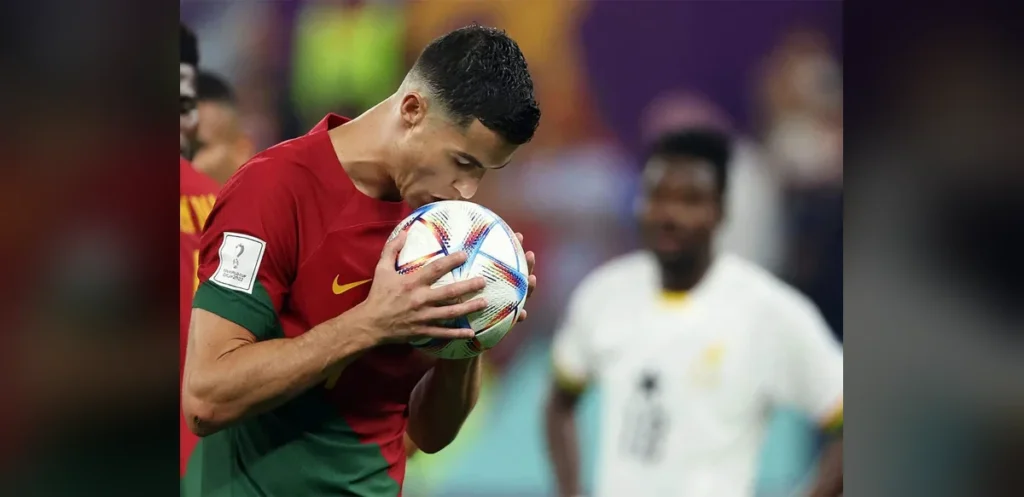 Cristiano Ronaldo Scores in Record Sixth FIFA World Cup