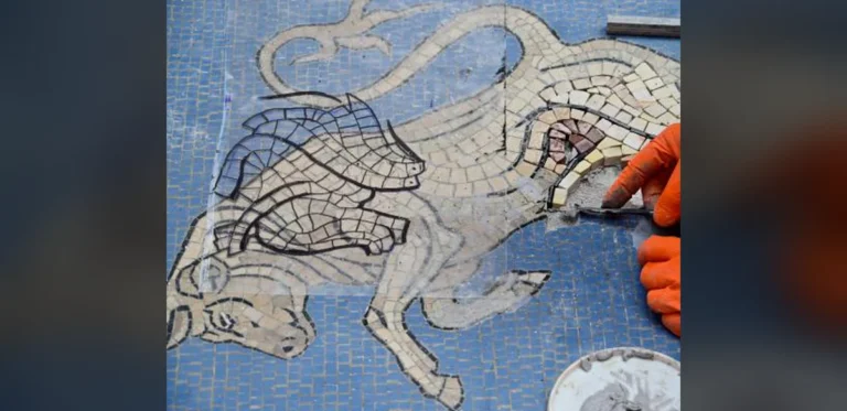 Restored Bull Mosaic in Milan Mocked for Missing Anatomical Detail