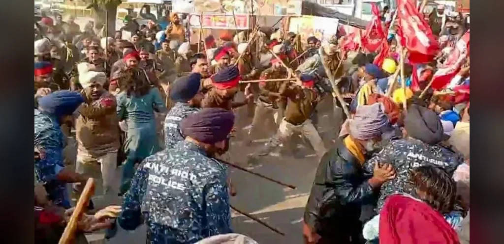 Police Disperse ITI Apprentices Protesting Outside Punjab Power Utility HQ