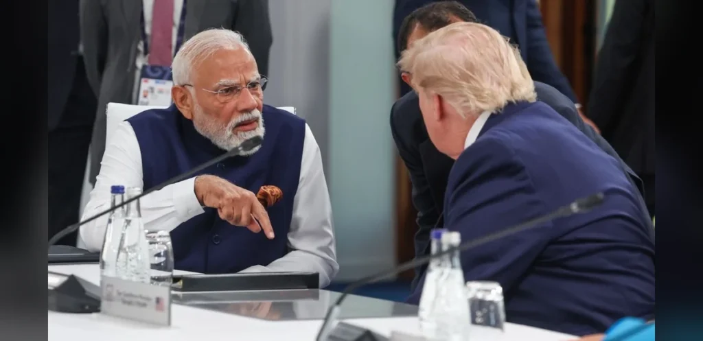 Modi and Trump Exchange Formal Handshake at G7 Amid Strained India-US Ties