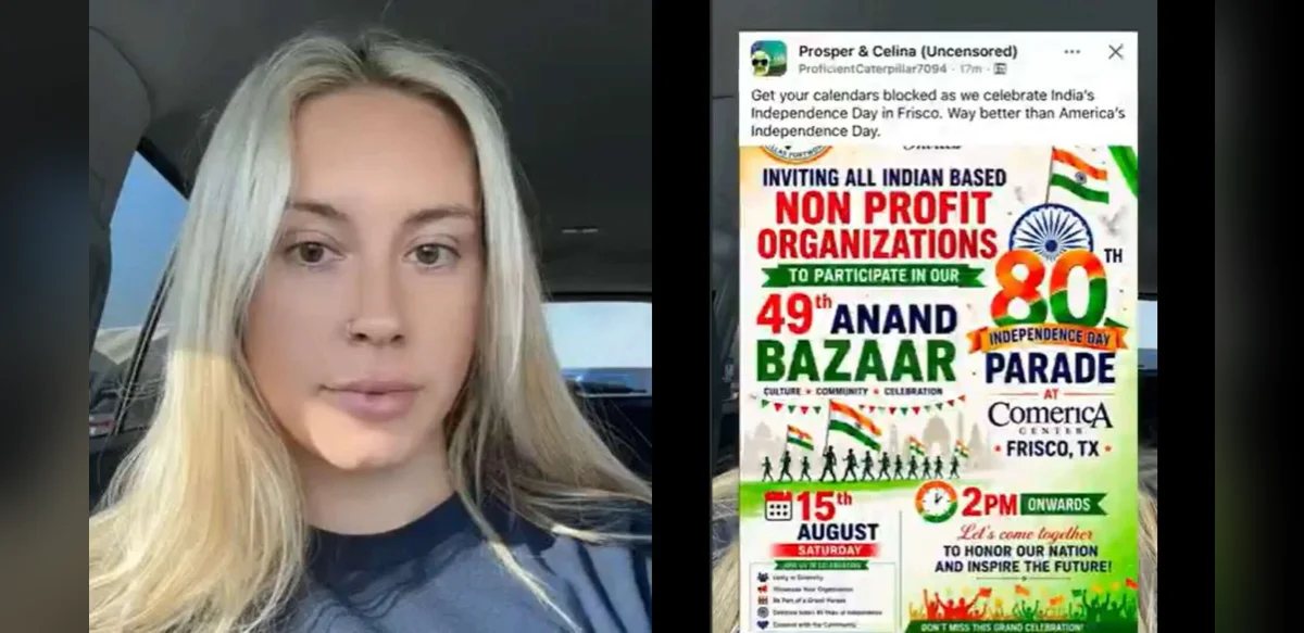 Texas Influencer Criticizes Flyer for Indian Independence Day Event in Frisco