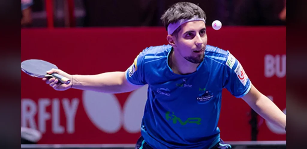 Ionescu and Mukherjee Guide ThunderBlades Past Pipers in Ultimate Table Tennis