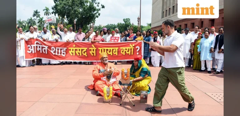 Opposition MPs Protest Alleged Misuse of Ram Temple Donations With Symbolic Skit