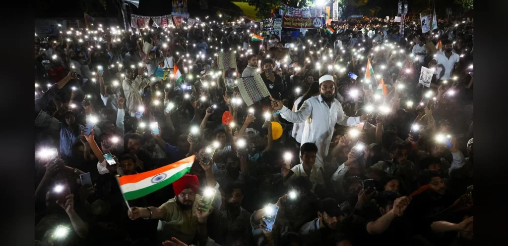 Protesters Assemble at Jantar Mantar for Planned Parliament March