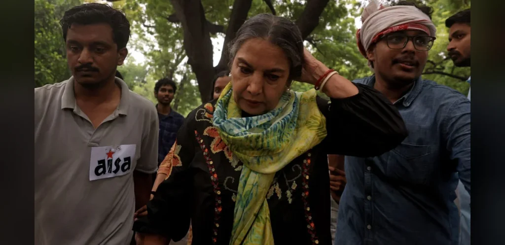 Shabana Azmi, 75, felt dizzy during CJP protest, escorted to security cabin: Report