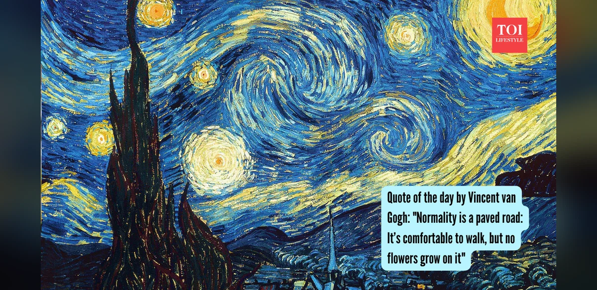 Van Gogh Quote Encourages Embracing Unconventional Paths