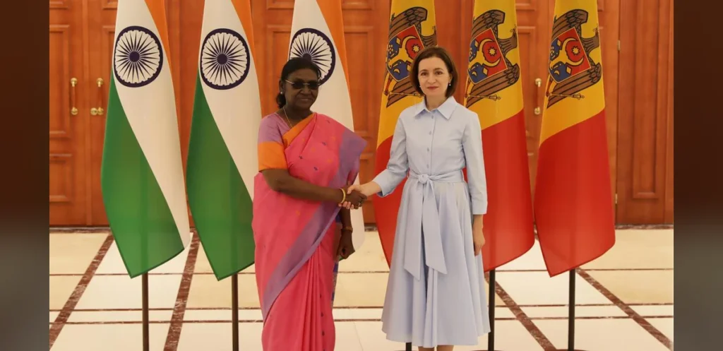 President Murmu Begins Historic Visit to Moldova