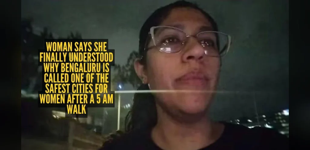 Woman Shares Experience of Safe Early Morning Walk in Bengaluru