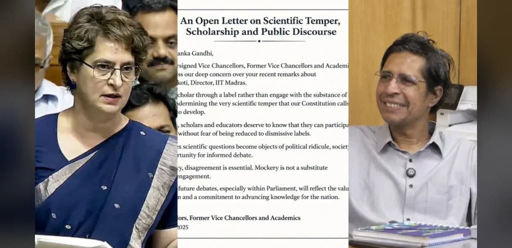 Academics Back IIT Madras Director Following Parliamentary Remarks