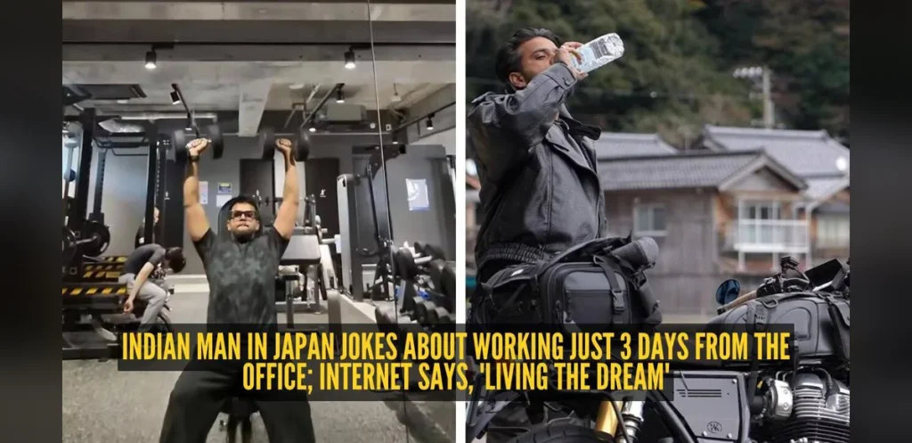 Indian Professional in Japan Uses Sarcasm to Highlight Workplace Benefits