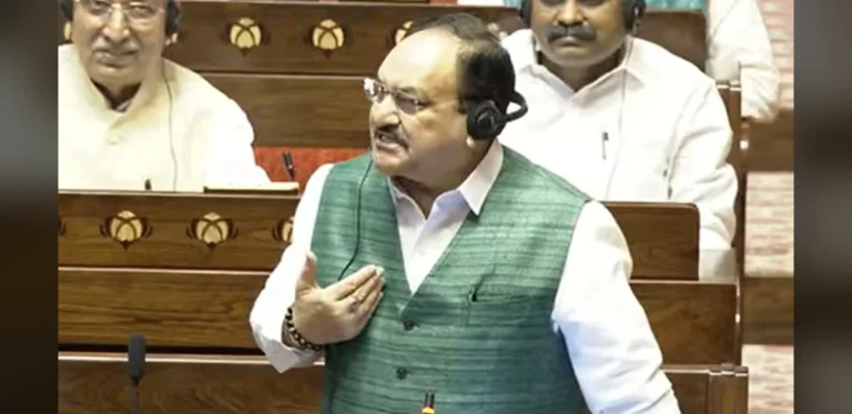 Nadda Defends Police Response to Protesters Amid Parliamentary Dispute