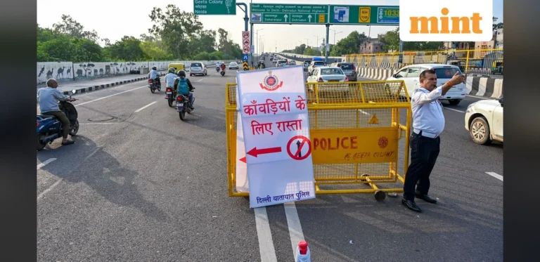 Kanwar Yatra 2026: Delhi Police Releases Updated Traffic Advisory for NH-44, Outer Ring Road and Other Routes