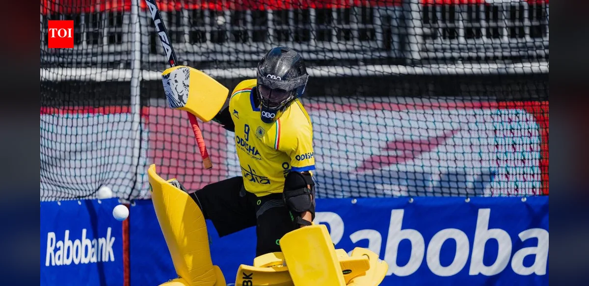 India goalkeeper secures draw with late heroics against England to advance in World Cup