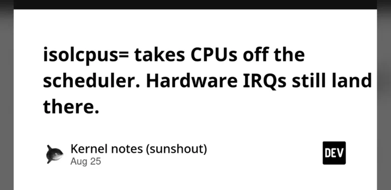 Examining CPU Isolation Limits with the isolcpus Kernel Parameter