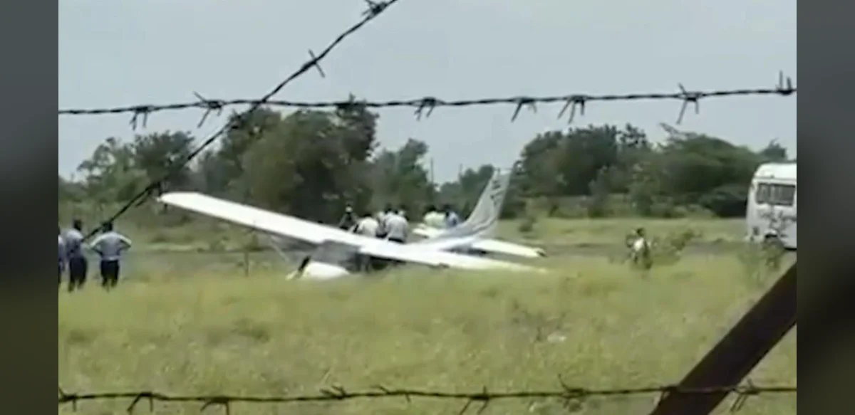 Private Trainer Plane Veers Off Runway at Baramati Airstrip Without Casualties