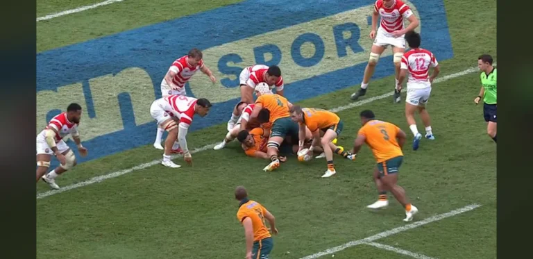 Australian Forward Registers Two Tries in Opening Period Against Japan
