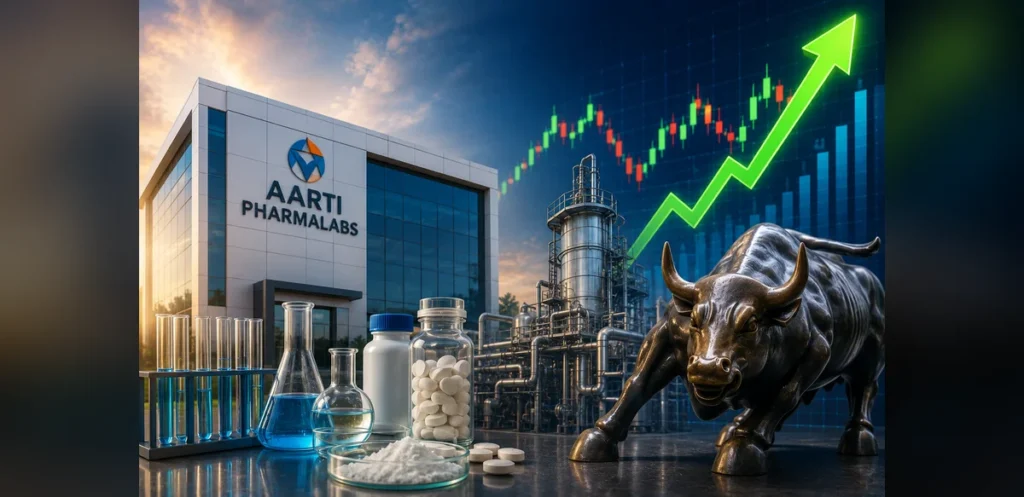 Aarti Pharmalabs Shares Rise to 20% Upper Circuit on 65% Jump in Quarterly Profit