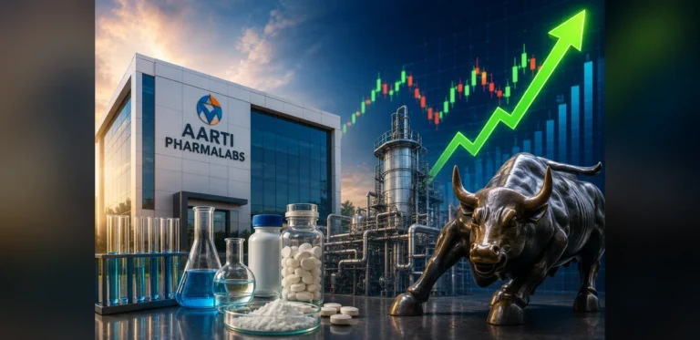 Aarti Pharmalabs Shares Rise to 20% Upper Circuit on 65% Jump in Quarterly Profit