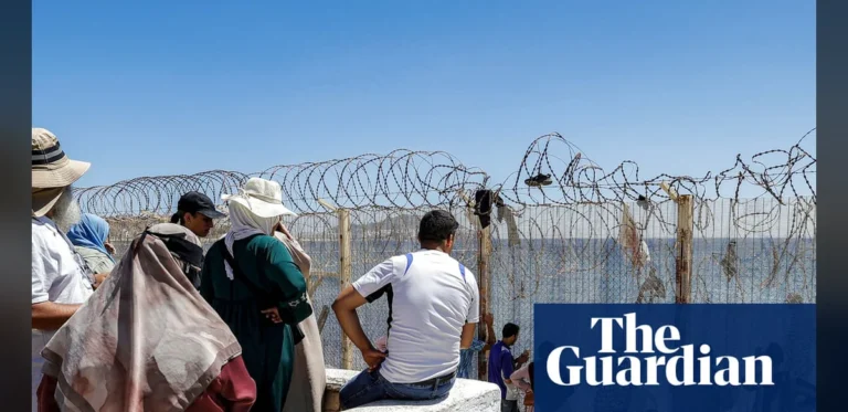 Hundreds Gather Near Ceuta Border in Morocco Awaiting News of Loved Ones