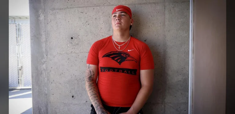 High School Football Player Shifts Positions and Shows Steady Progress