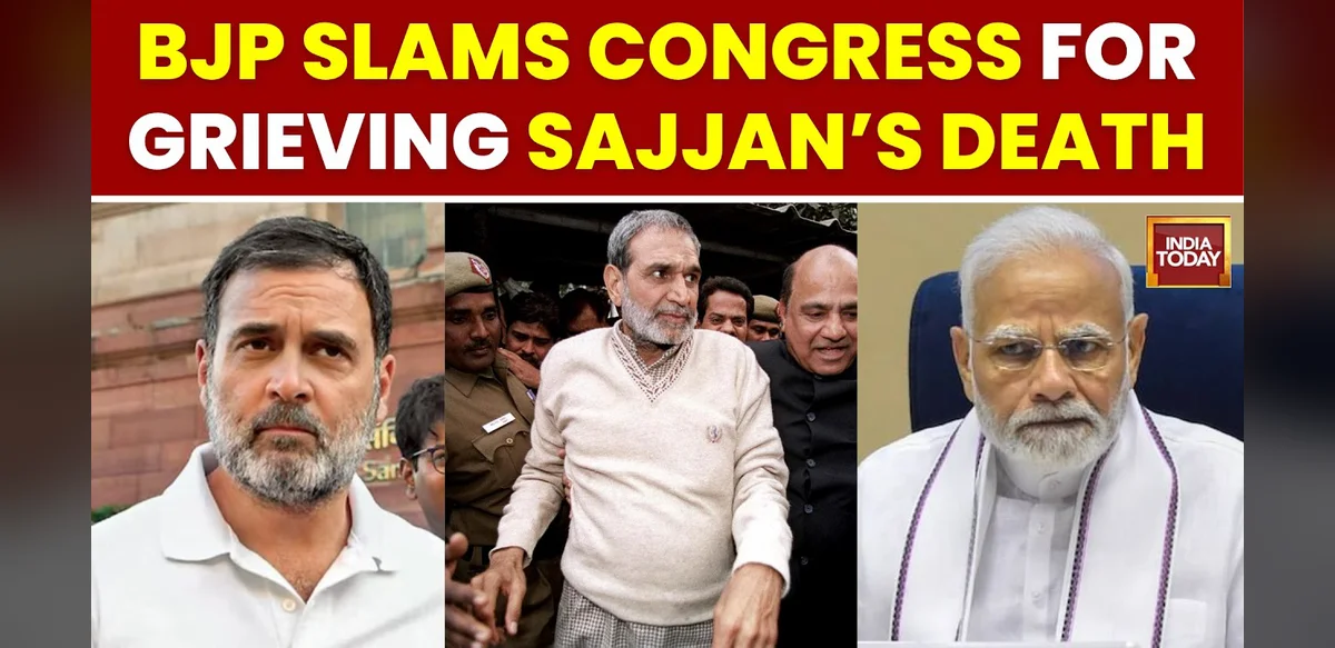 BJP Criticizes Congress Following Comments on Sajjan Kumar as Deepender Hooda Labels Ex-MP a Role Model