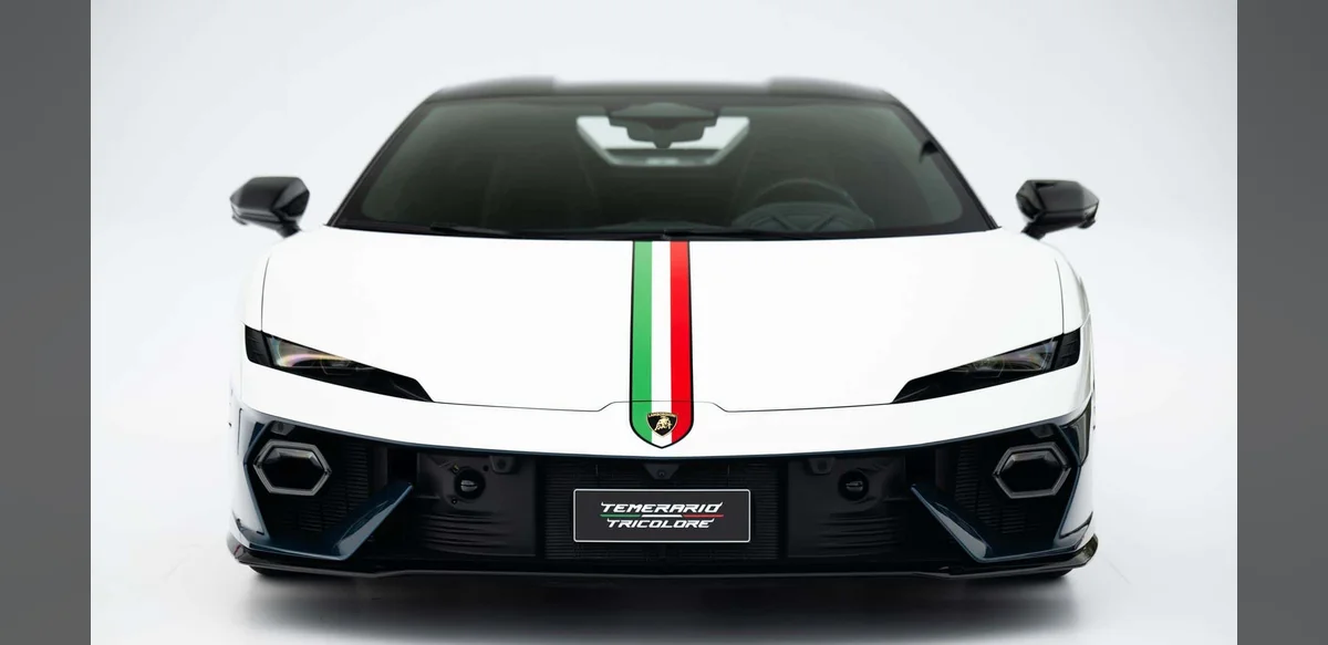 Lamborghini Temerario Tricolore Draws Attention at Pebble Beach Gathering