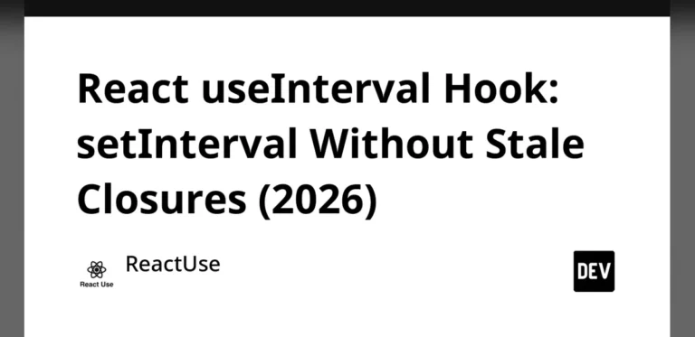 Solving Stale Closure Issues in React Interval Hooks