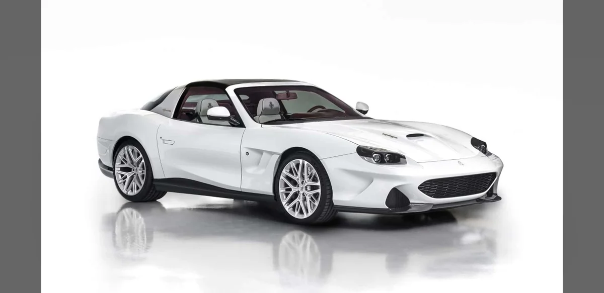 Italian Coachbuilder Unveils Open-Top Restomod Based on Classic Ferrari Model