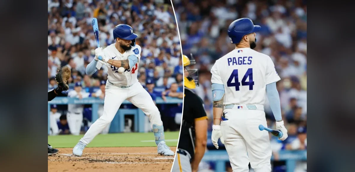 Dodgers outfielder exits contest following high-speed pitch impact to hand