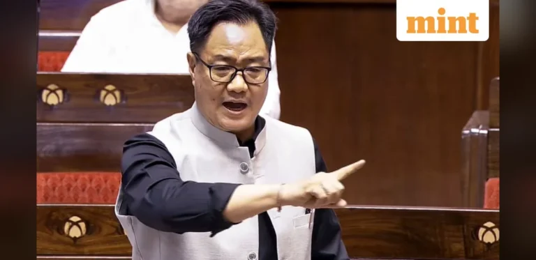 Kiren Rijiju Clarifies PM Modi’s ‘Dimagi Naxal’ Remarks Not Targeted at Opposition
