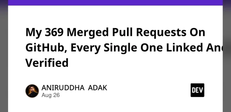 Comprehensive Record Compiled of Hundreds of Merged Contributions to Open Source Projects