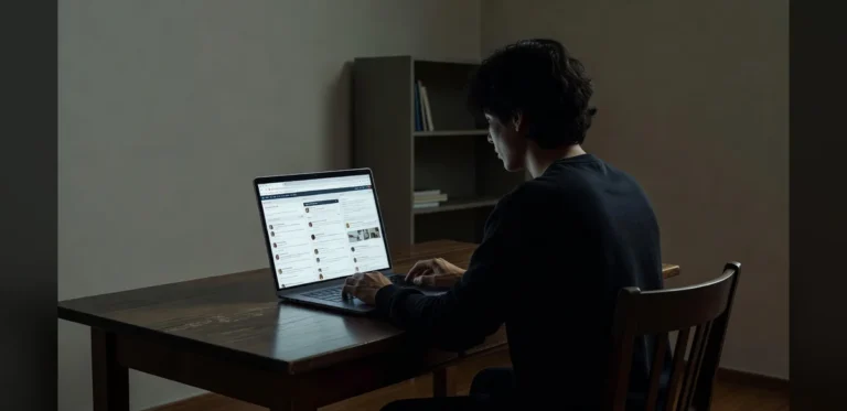 Individual Unintentionally Enters Incorrect Online Discussion Group