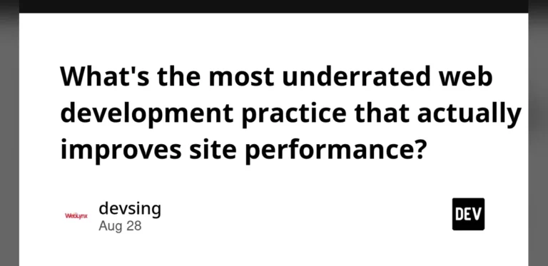 Developers Discuss Overlooked Methods to Boost Website Speed in Modern Frameworks