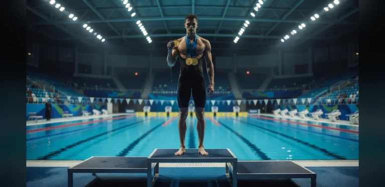 Competitor Earns Gold and Silver on Opening Day of Regional Swimming Meet