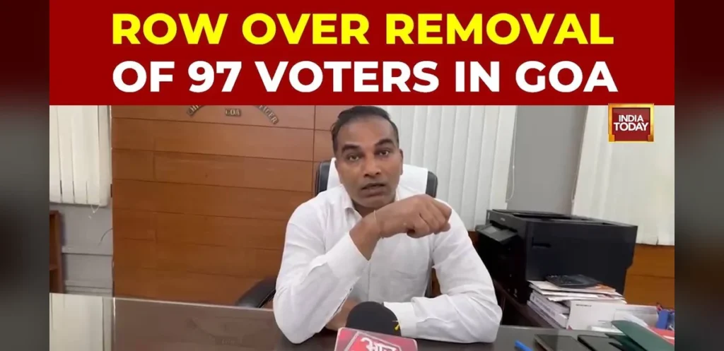 Goa Electoral Roll Discrepancy Sparks Row Over Removal of 97 Verified Voters