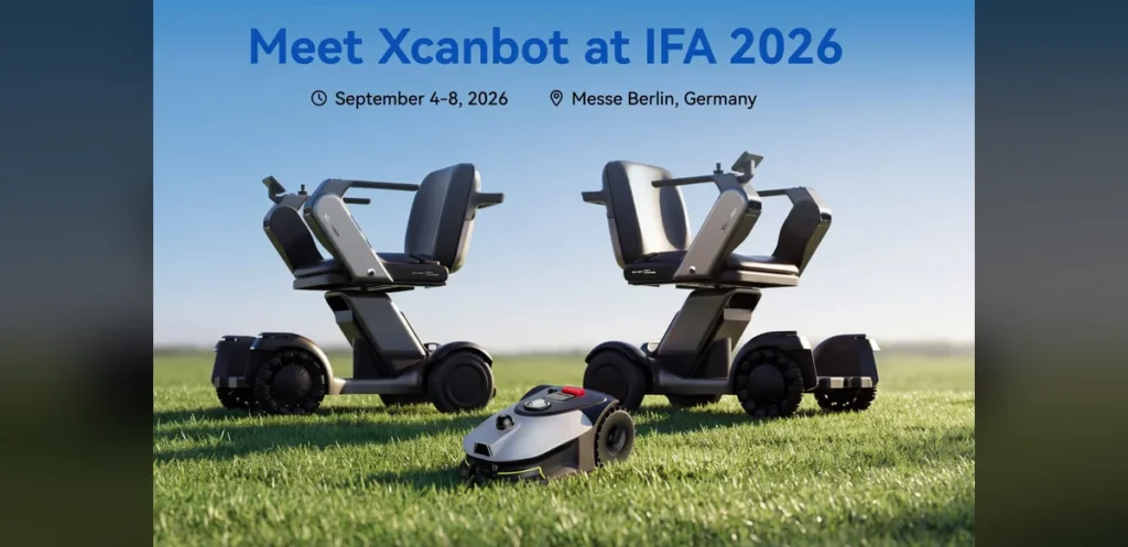 XcanMow Mix 2000 Robot Mower Set for European Introduction at IFA Berlin 2026