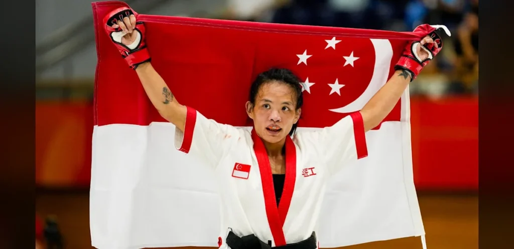Singapore Mixed Martial Arts Competitor Claims Landmark Gold Medal at Asian Games