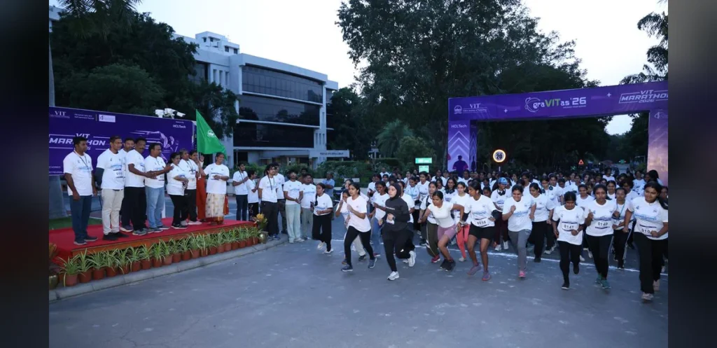 VIT Organizes Run Fest Marathon as Part of Gravitas 2026