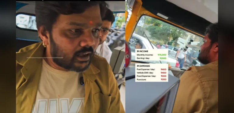 Auto Driver Reports Monthly Income of 75000 Rupees While Allocating 140000 Rupees Annually for Daughter’s Schooling