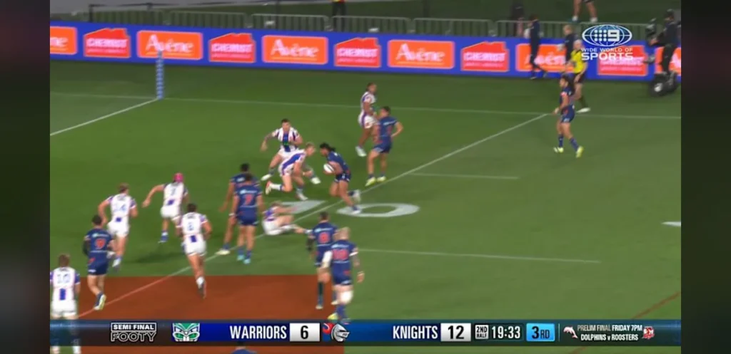 Obstruction Prevents Scoring Chance in Warriors Match