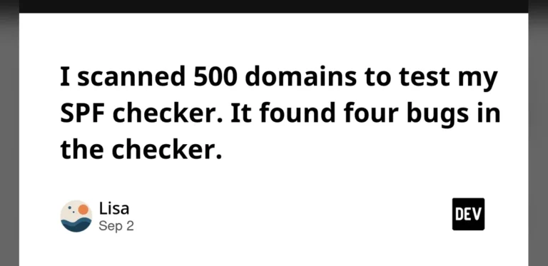 Domain Scan of 500 Sites Reveals Issues in SPF Validation Tool